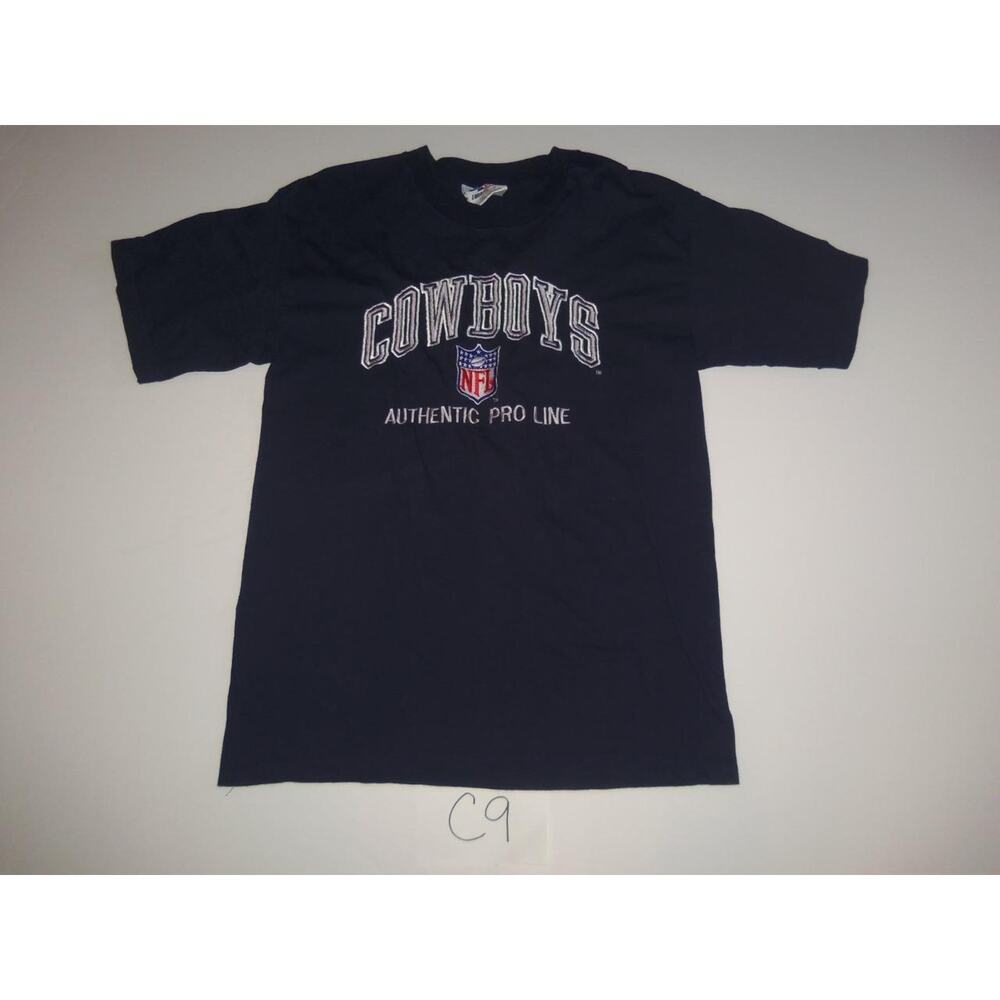 Dallas Cowboys TShirt Size Medium NFL Logo Athletic Blue -0619C09